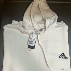 White, Adidas Men’s Hoodie. XXL. NWT.